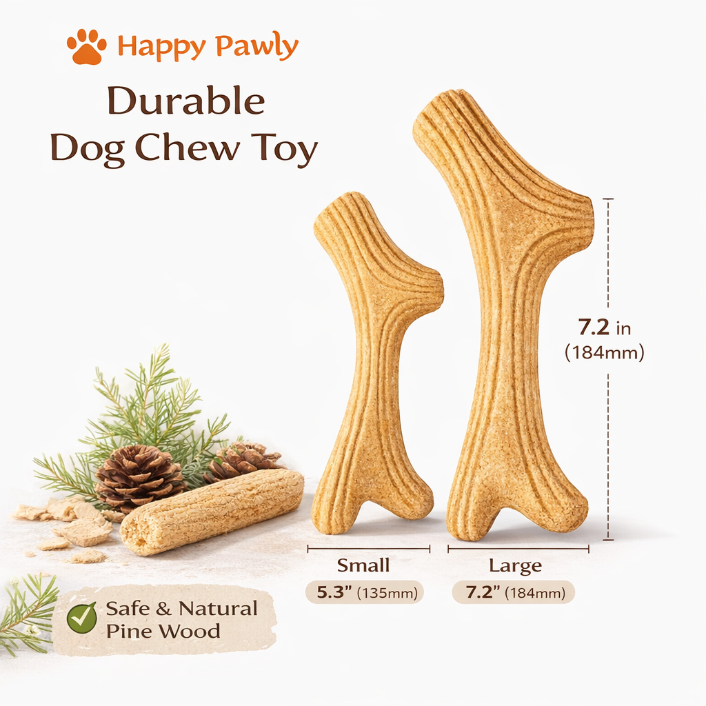 HappyPawly™ Antler-Shape Chew Toy